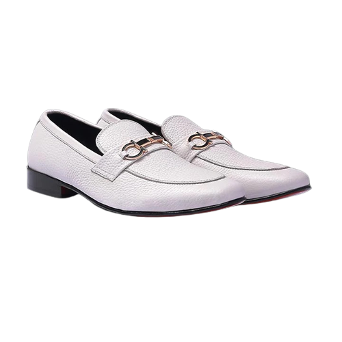 Stylish White Fashion Shoes for Men's Business Casual Shoes