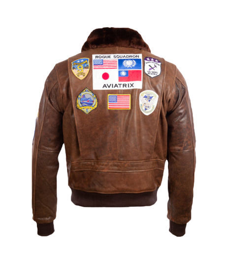 Top Aviator Bomber Jacket for Men’s Brown Leather Jacket