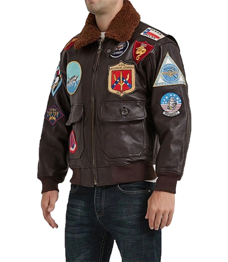 Tom Cruise Leather Jacket Top Gun Celebrity Jacket for Men's