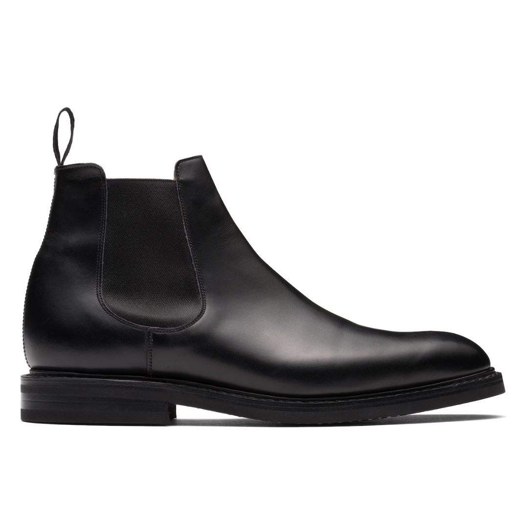 Black Chelsea Boots for Men's Leather Ankle Boots