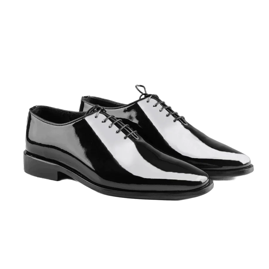 Men's Wide Width Dress Shoe Black Patent main image 0