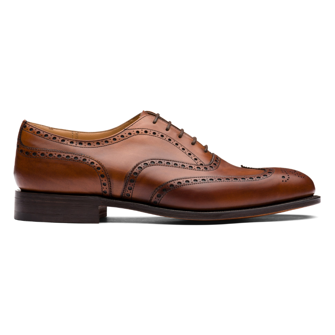 Tan Brown Wingtips Brogue Shoes for Men's Dress Shoes