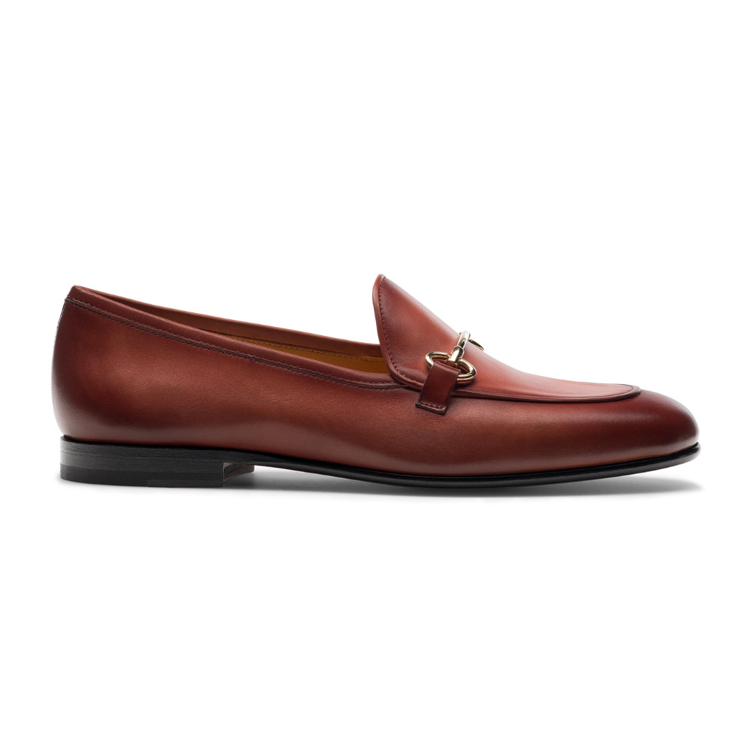 Burgundy Apron Toe Loafers for Women’s Burgundy Casual Shoes