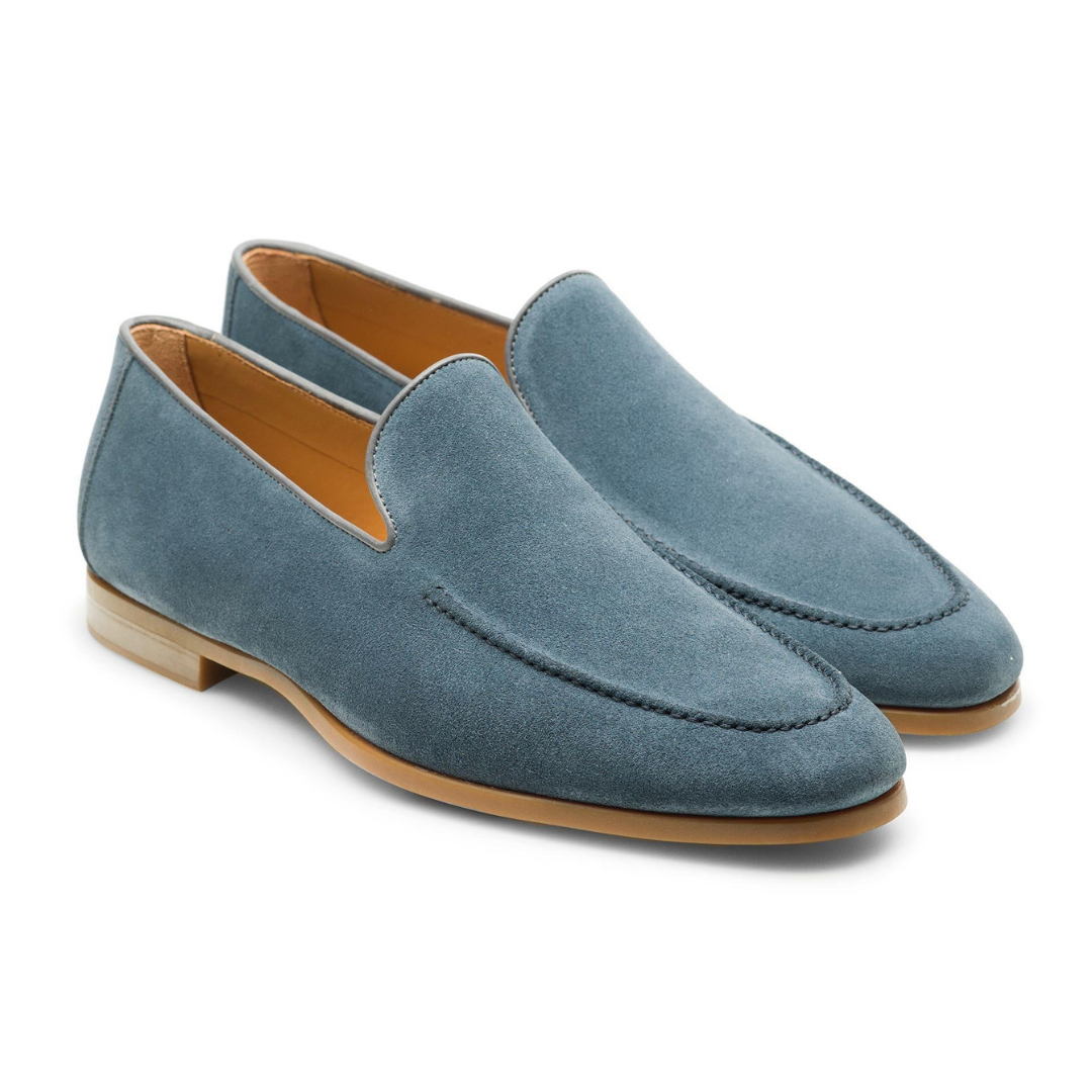 mens-blue-suede-slip-on- 